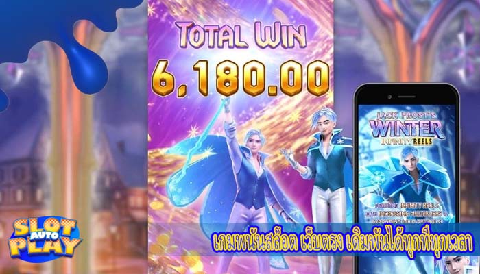 เกมพนันสล็อต เว็บตรง เดิมพันได้ทุกที่ทุกเวลา